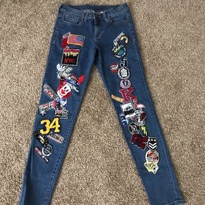 Patchwork Jeans